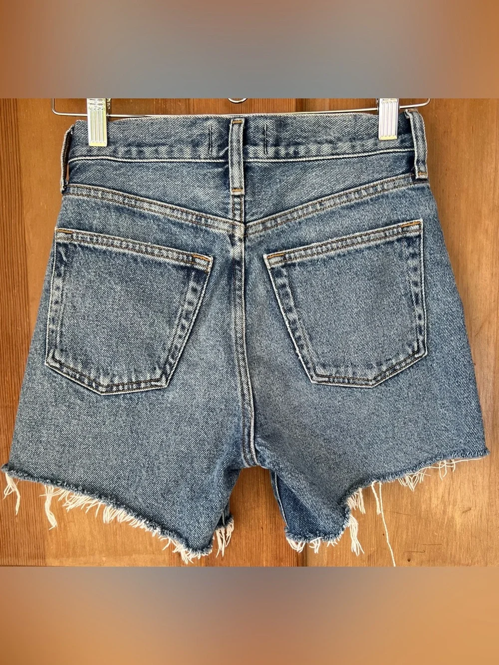 AGOLDE Parker Long Jean Shorts 22